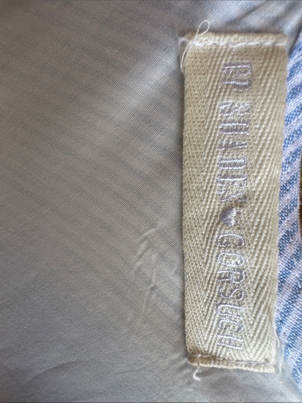 CP Shades Gorsuch Linen Maxi Dress Light Blue White No Size Tag Measure Listed - Picture 13 of 16